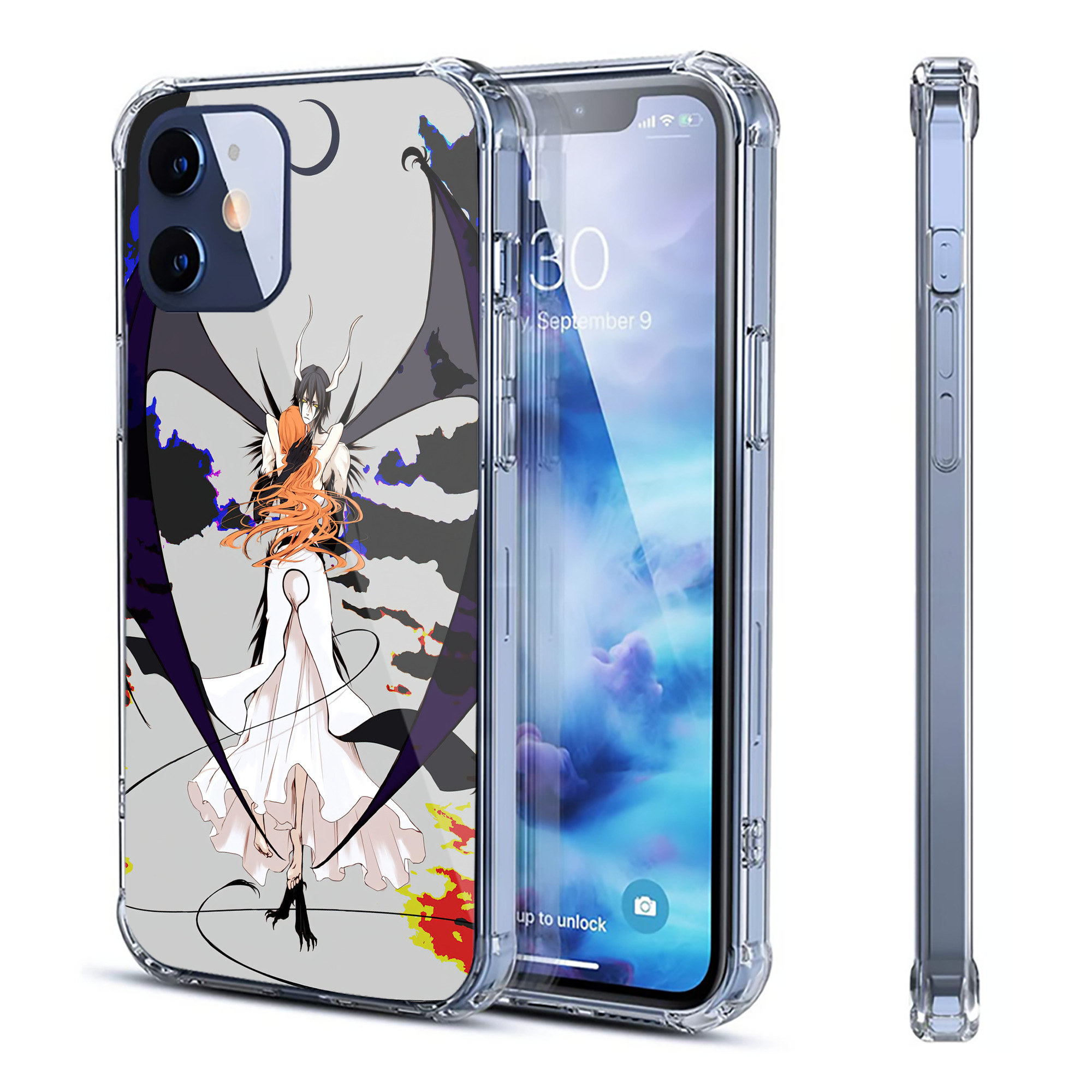 （画像用） ブリーチ BLEACH 【iPhone 12シリーズ対応】透明スマホケース（クリアソフトケース）